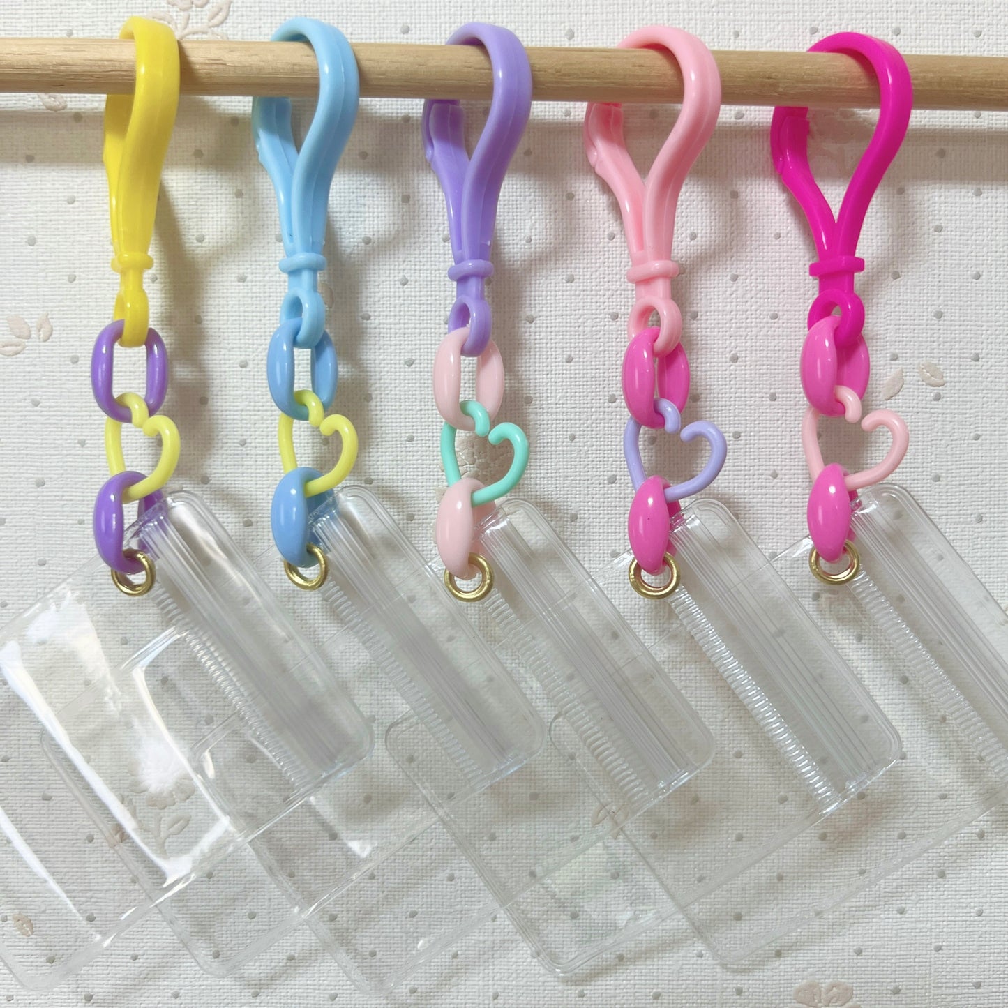 NO.203B 50個 キャンディバッグ キーホルダー ハート ワークショップ 人気