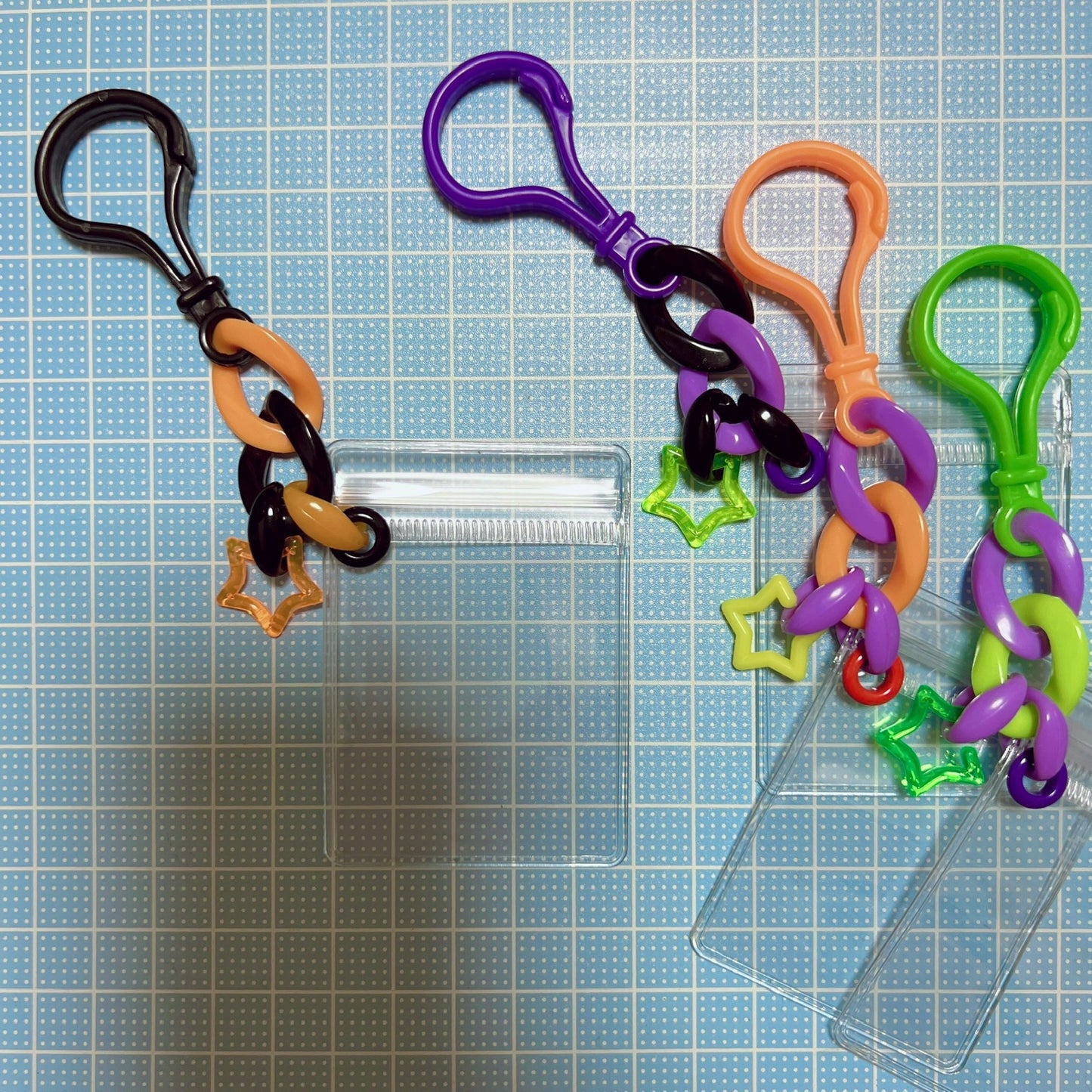 No.223A 16個セット キャンディバッグ キーホルダー ハロウィン 星