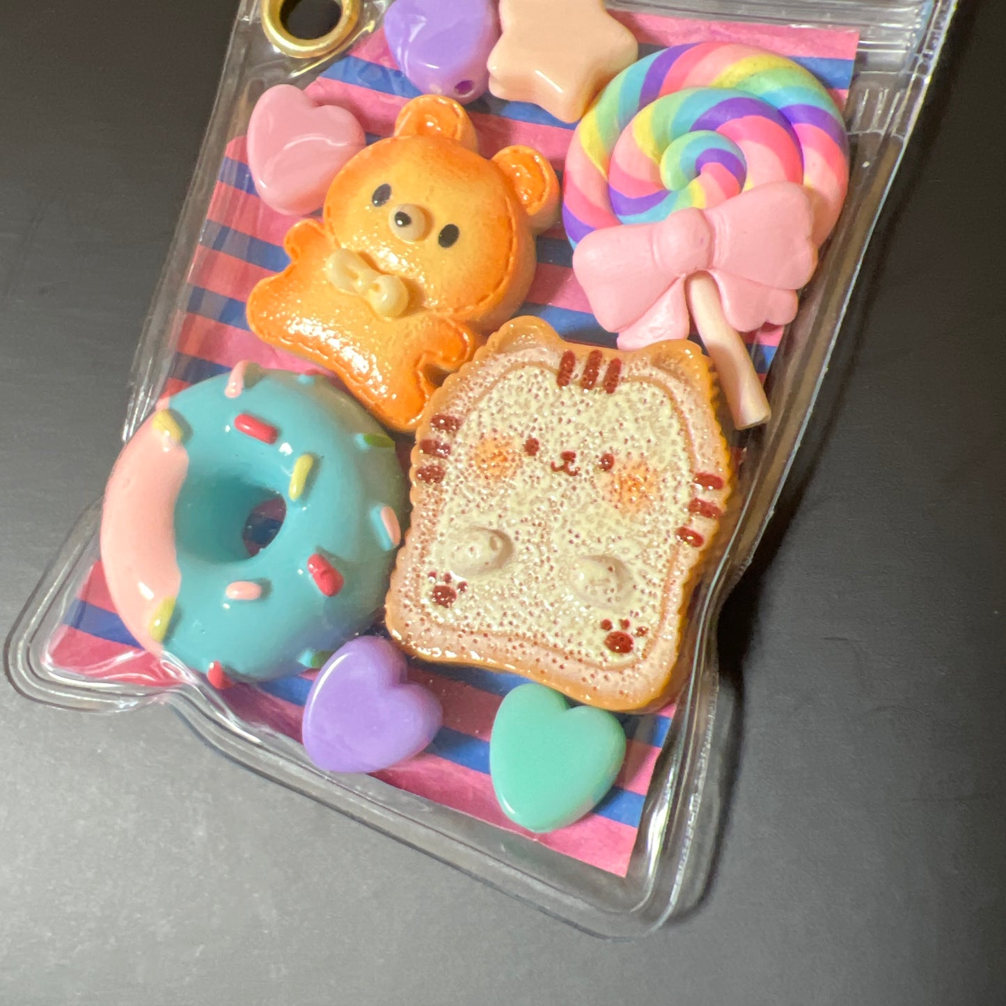 234b 袋がB品 おまかせ100個 キャンディバッグキーホルダーセット 星 ガチャ詰めポーチ ワークショップ