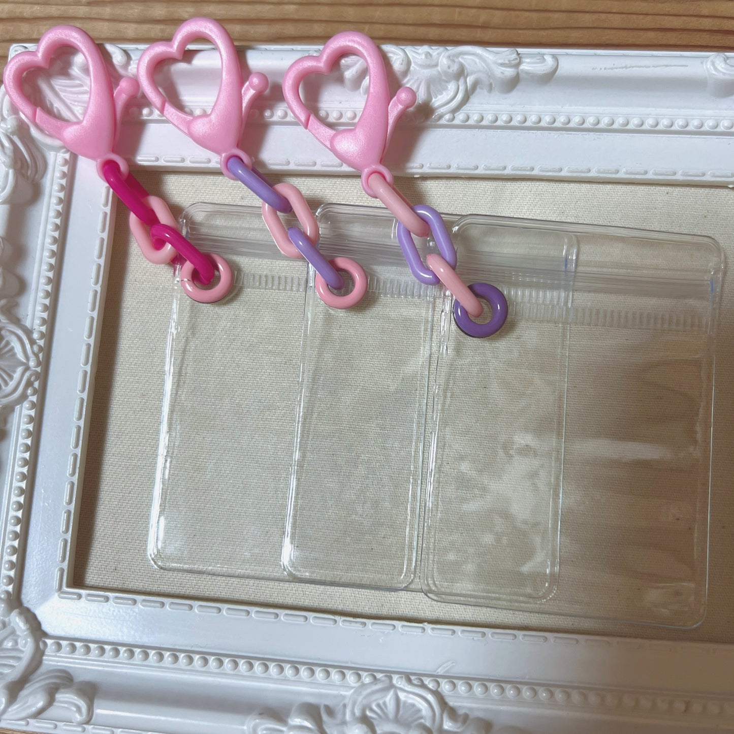 No.237 ハートフック キャンディバッグ キーホルダー セット ゆめかわ