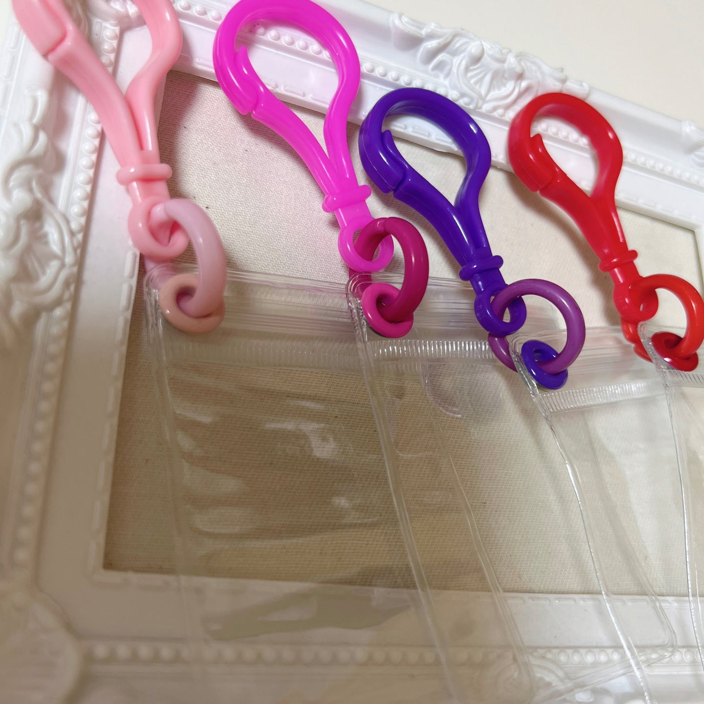 No.182A 100個セット キャンディバッグ キーホルダー キーホルダー まるチェーン ワークショップセット