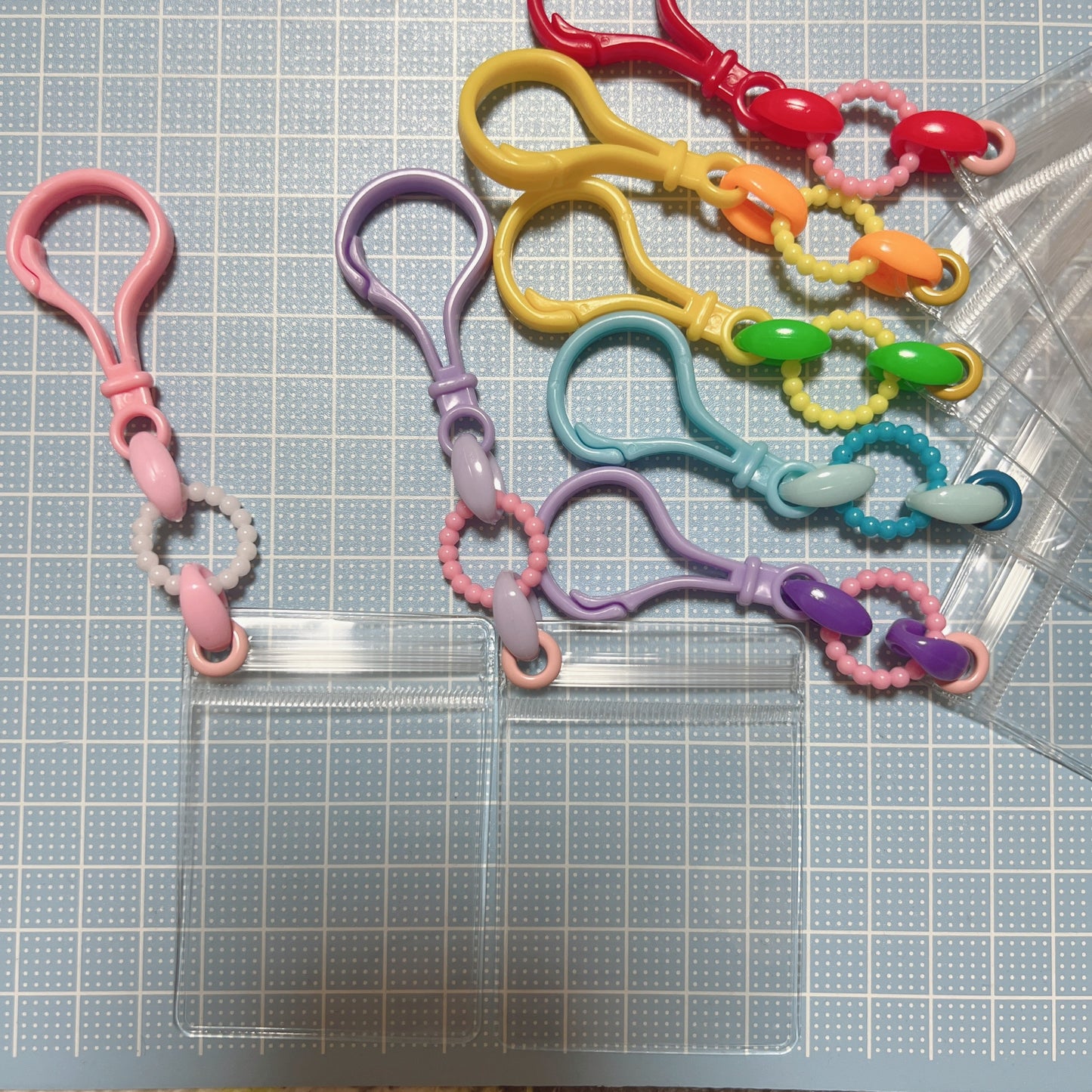 No.218A 50個セット キャンディバッグ まるチェーン キーホルダー