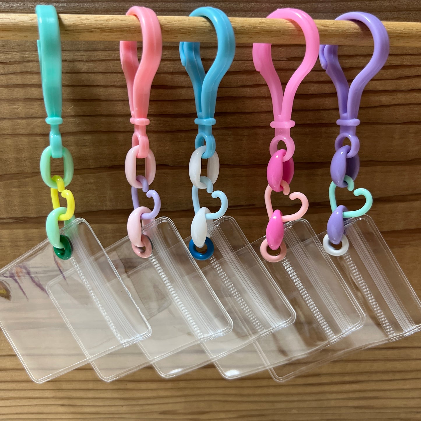 No.195A 20個セット キャンディバッグ キーホルダー ハート パステル