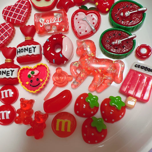 デコパーツ|P-193 赤