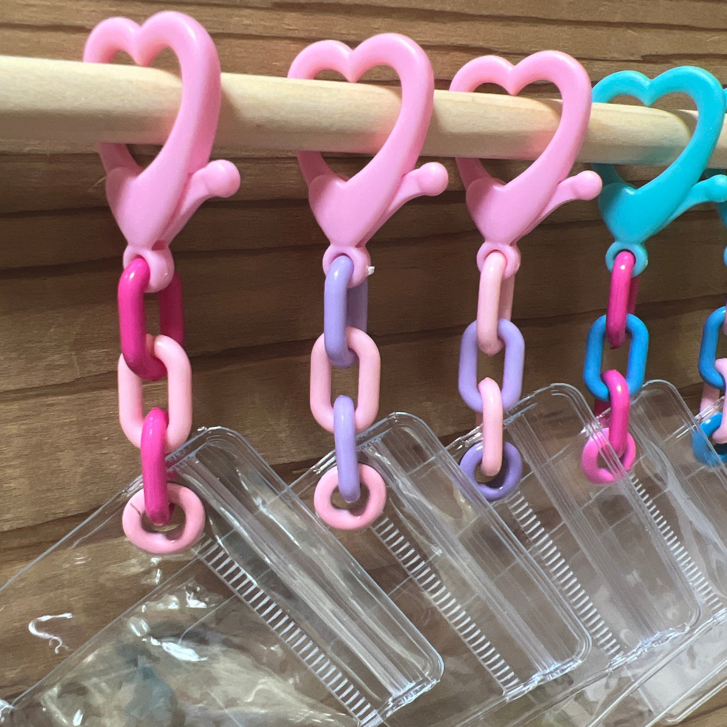 No.237 ハートフック キャンディバッグ キーホルダー セット ゆめかわ