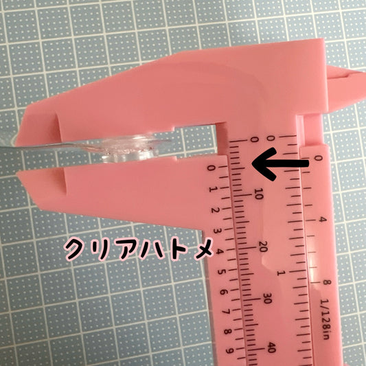 キャンディバッグ クリアハトメ付き 袋 7×10cm 20枚 キーホルダー 材料 ビニール チャーム