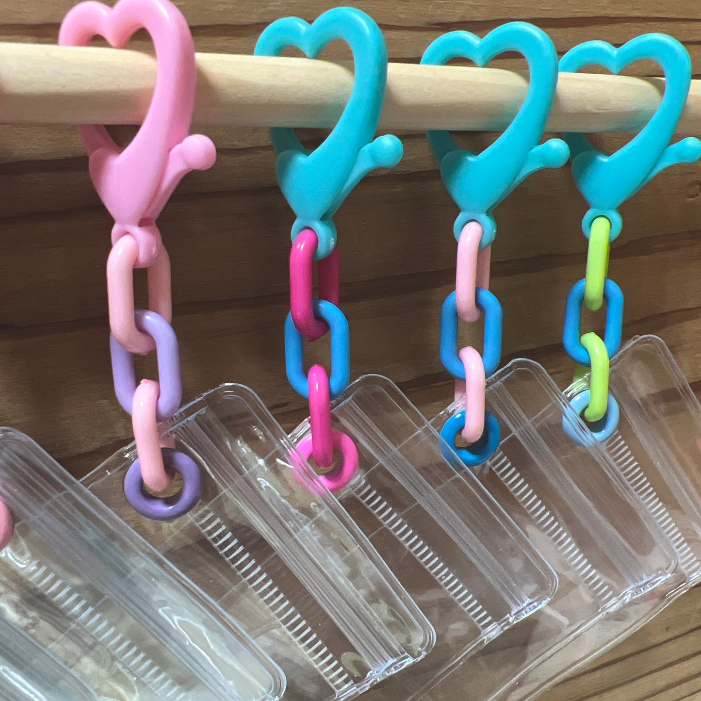 No.237 ハートフック キャンディバッグ キーホルダー セット ゆめかわ