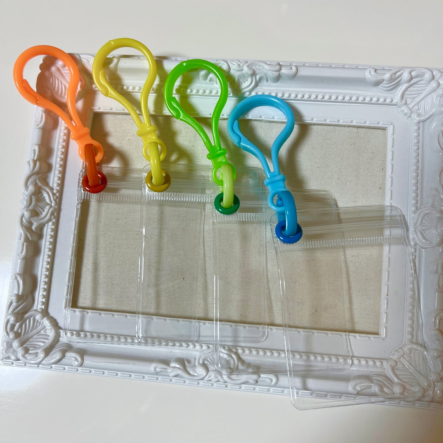 No.182A 100個セット キャンディバッグ キーホルダー キーホルダー まるチェーン ワークショップセット