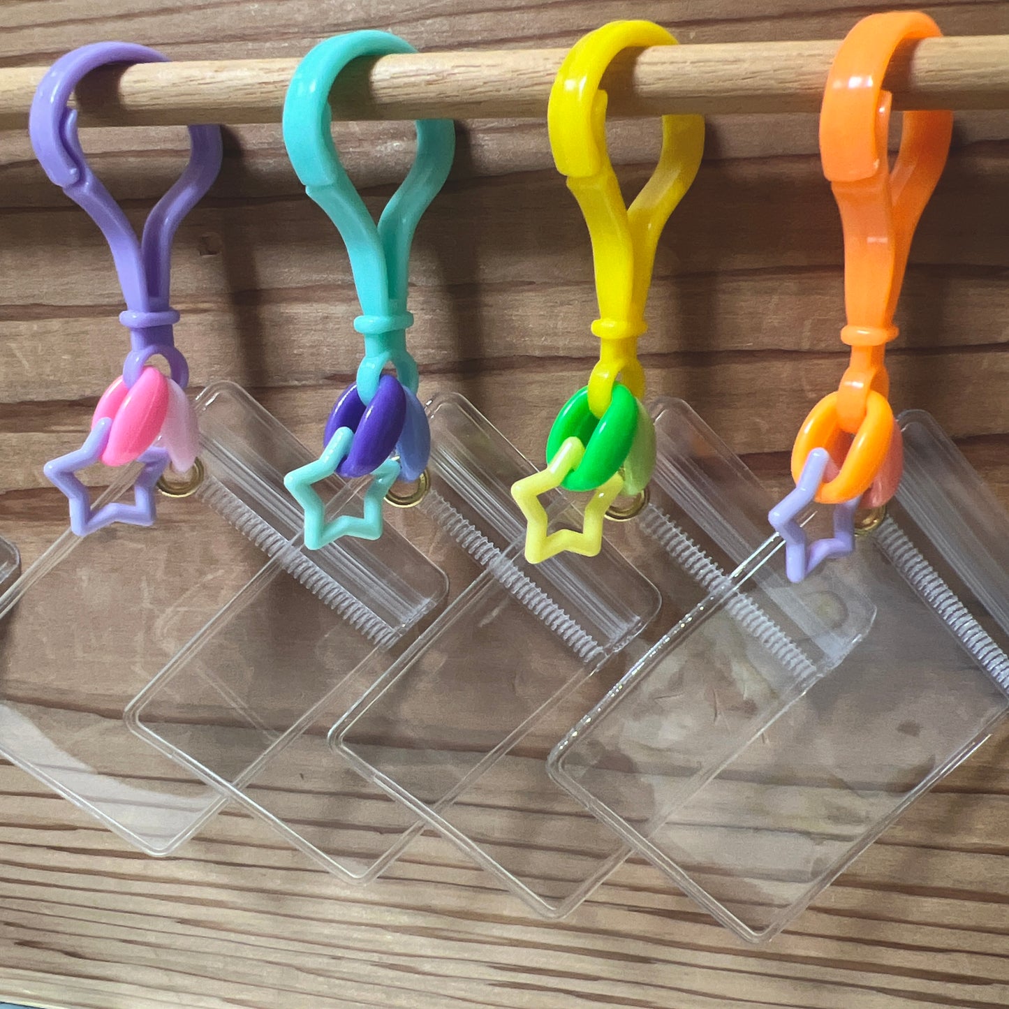 No.220A 50個 キャンディバッグ キーホルダー 星チャーム付き ゆめかわ