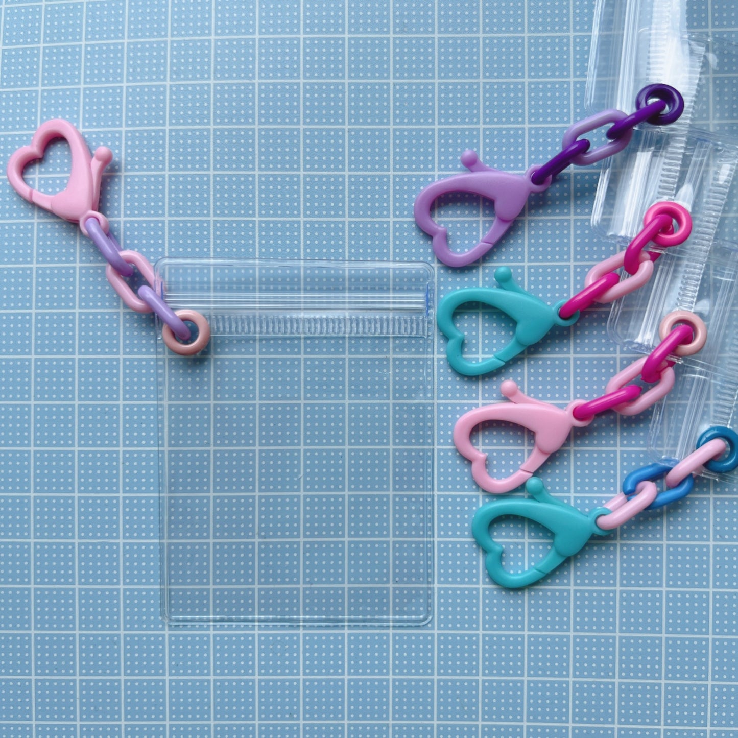 No.237 ハートフック キャンディバッグ キーホルダー セット ゆめかわ