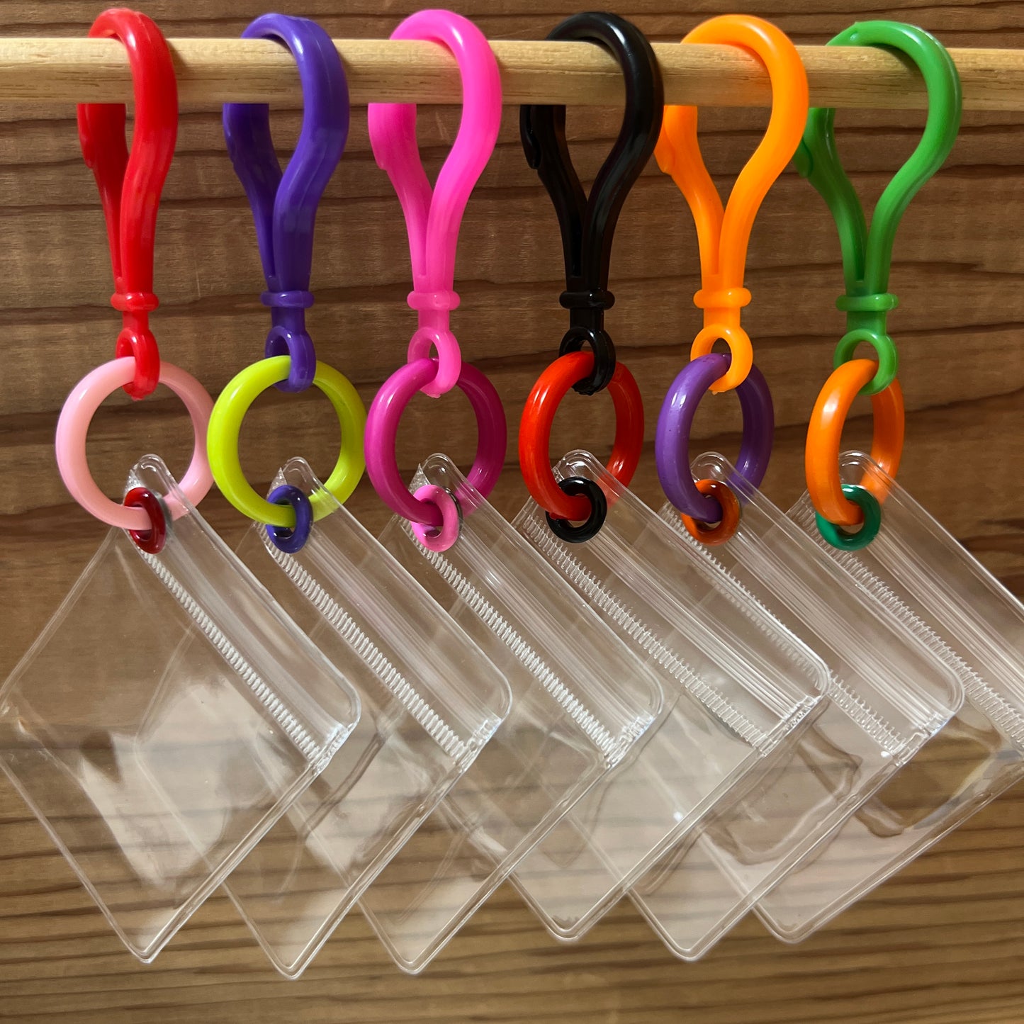 NO. 128B 50個 キャンディバッグ キーホルダー おまかせ まるチェーンセット カラー ランダム