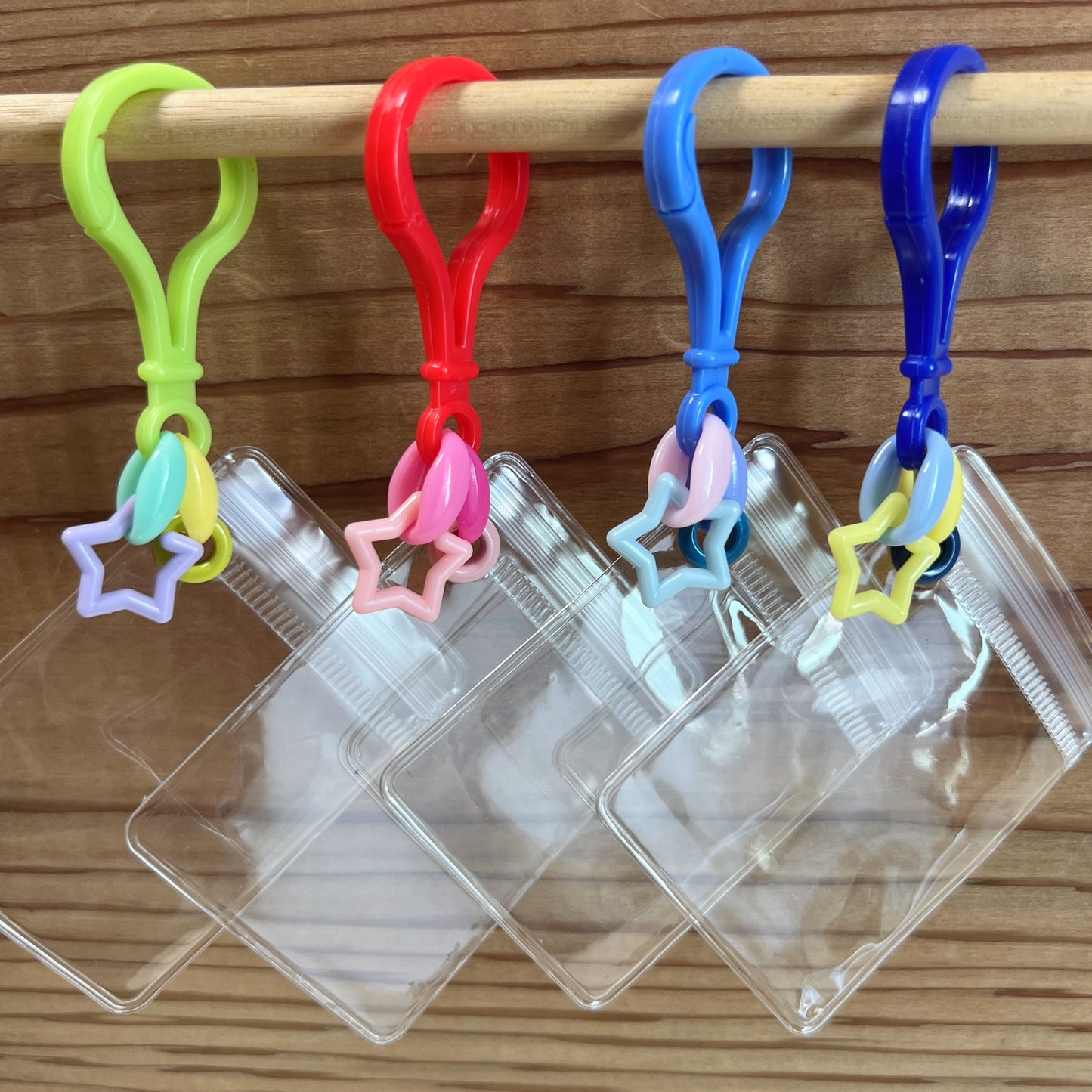 No.226B 50個 キャンディバッグ キーホルダー 星チャーム付き ゆめかわ
