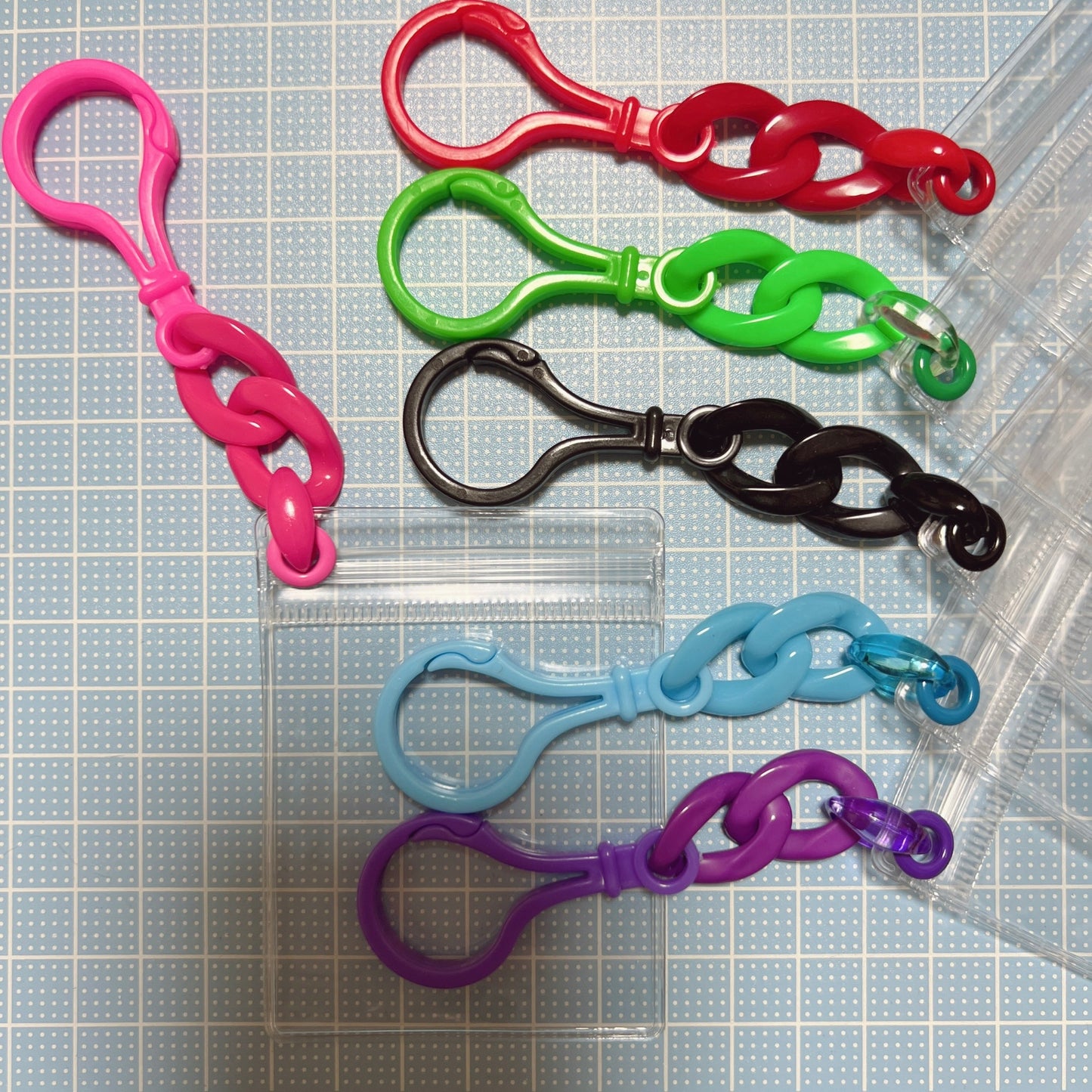 No.228B 50個セット キャンディバッグ キーホルダー ガチャ詰めポーチ ワークショップ 材料