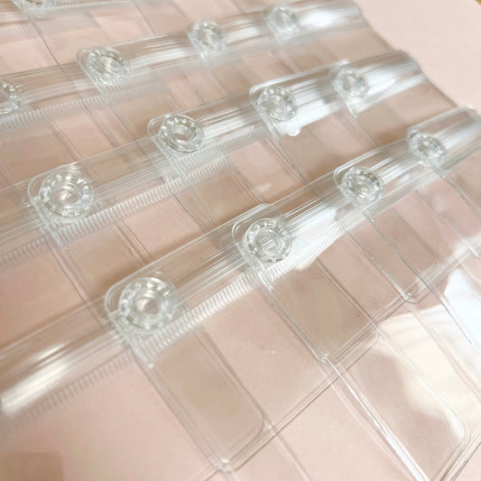 キャンディバッグ クリアハトメ付き 袋 6×8cm 20枚 キーホルダー パーツ 材料 資材