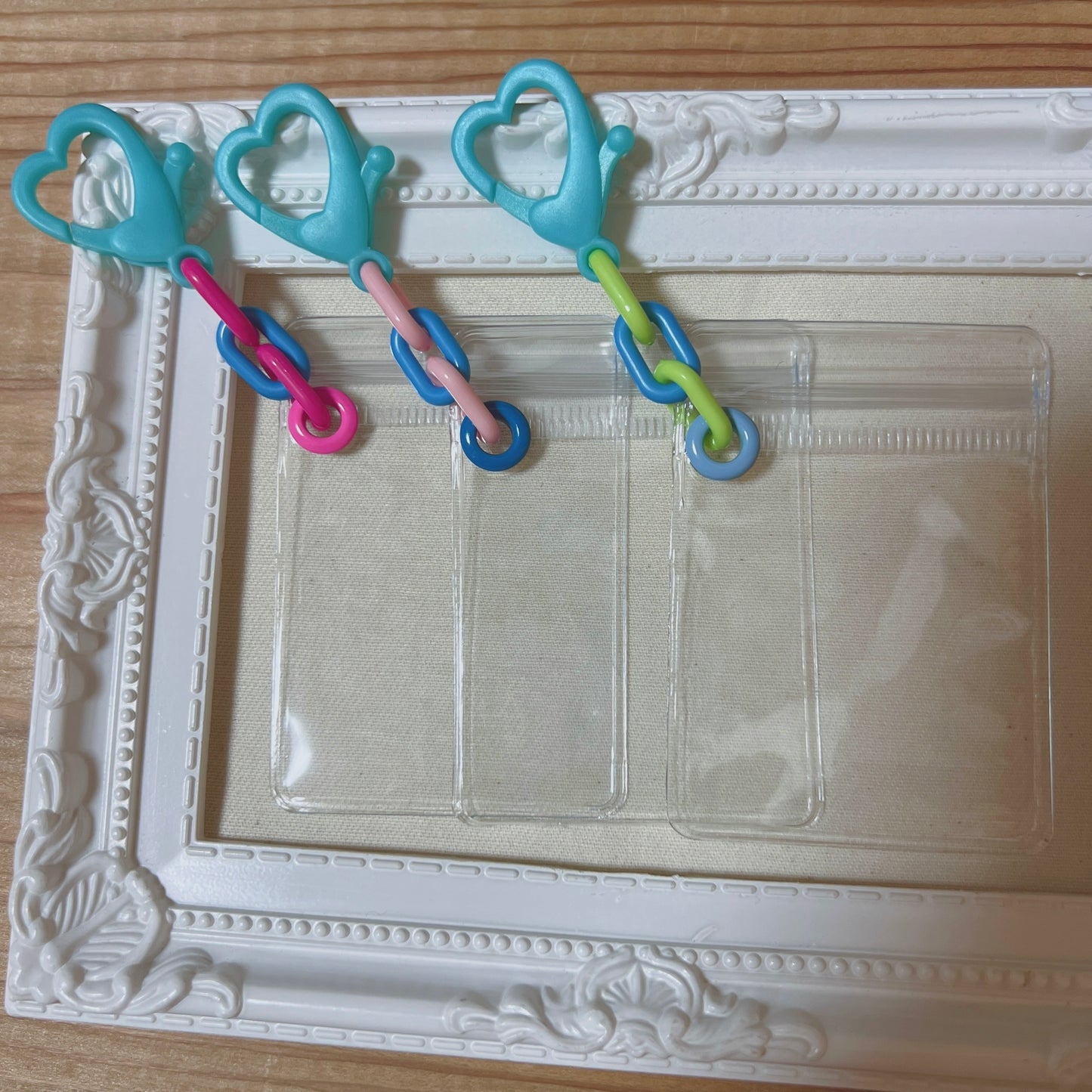 No.237 ハートフック キャンディバッグ キーホルダー セット ゆめかわ