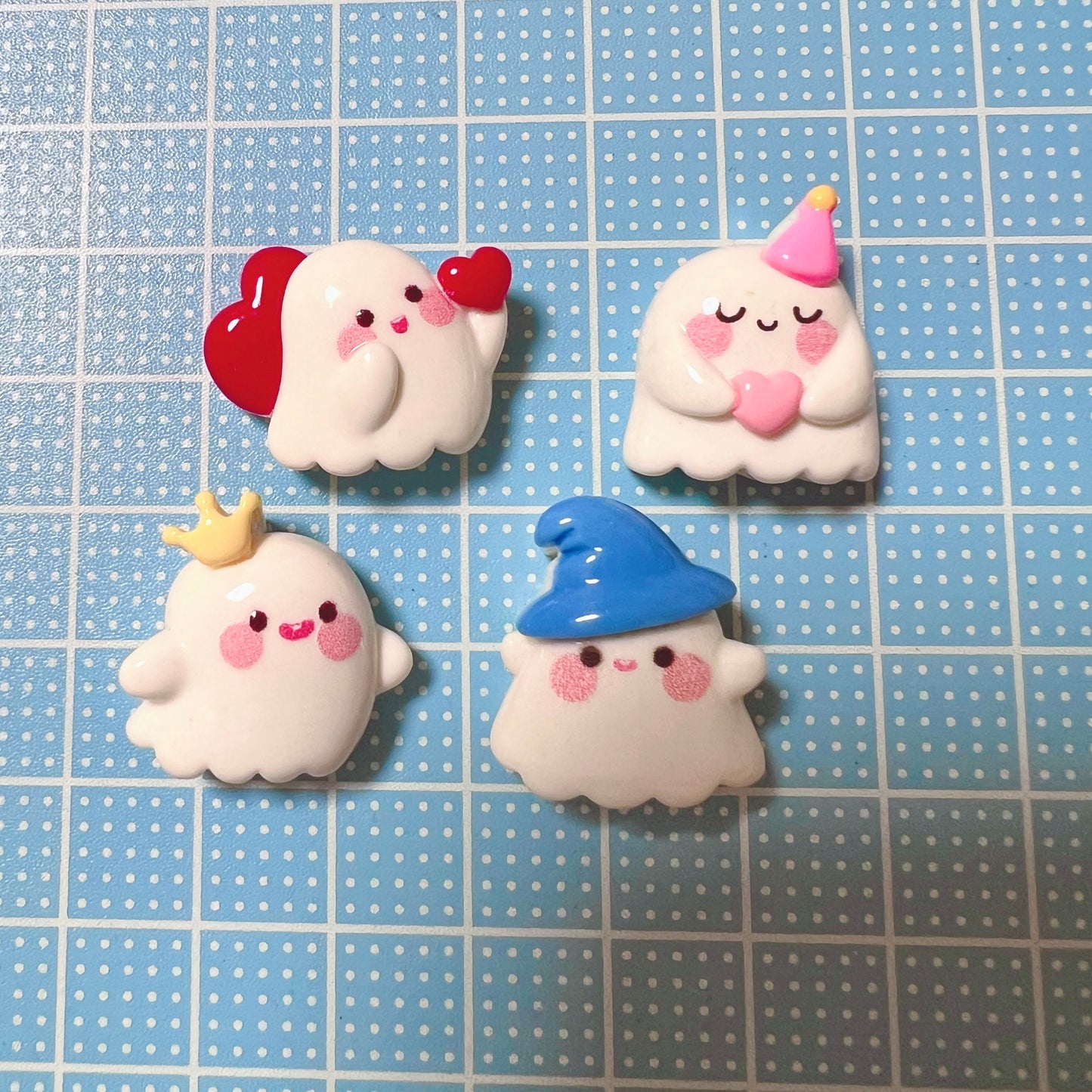 デコパーツ|おばけちゃん 8個セット