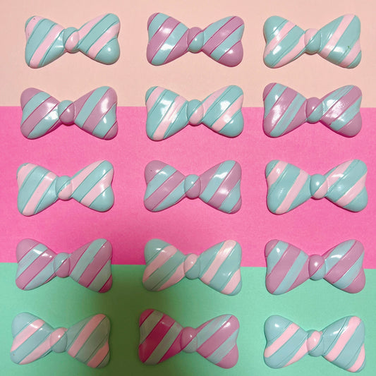 デコパーツ 大きい ゆめかわ リボン ランダム5個セット