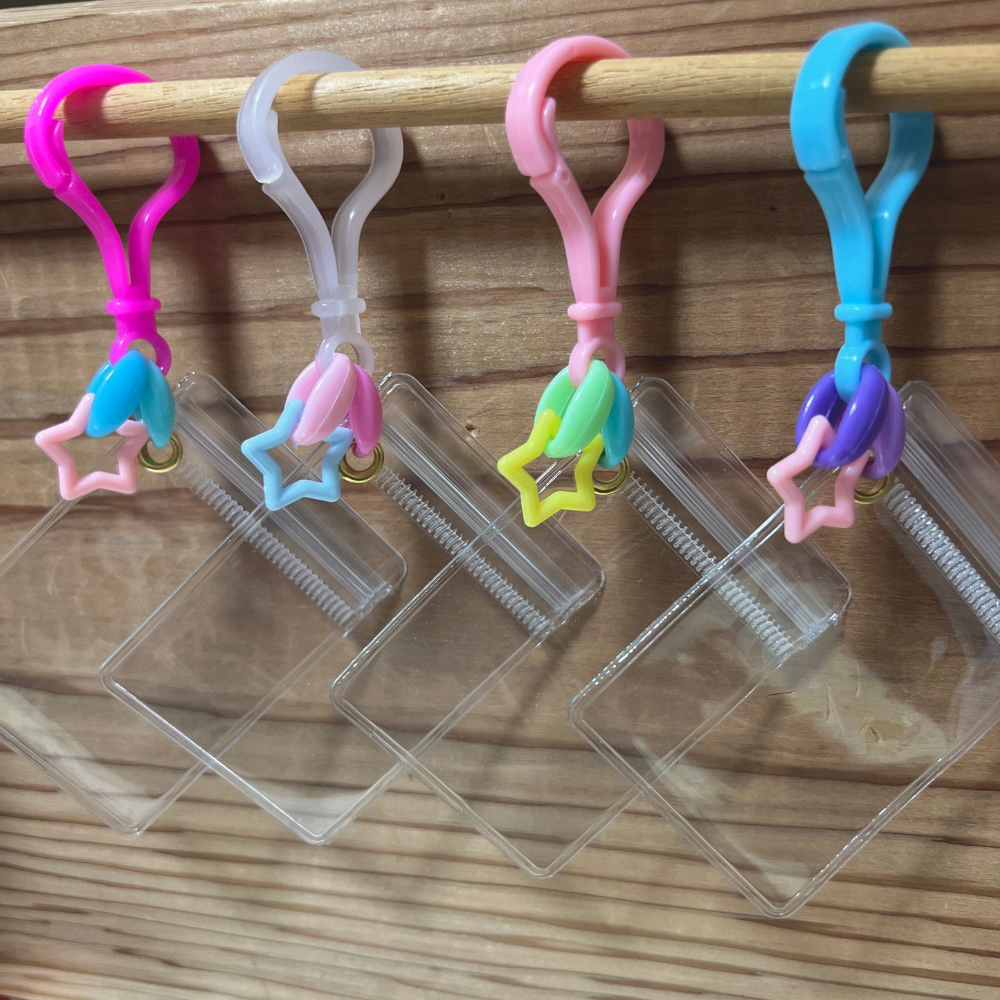 No.220A 50個 キャンディバッグ キーホルダー 星チャーム付き ゆめかわ