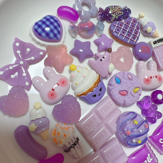 デコパーツ|P-192 むらさき