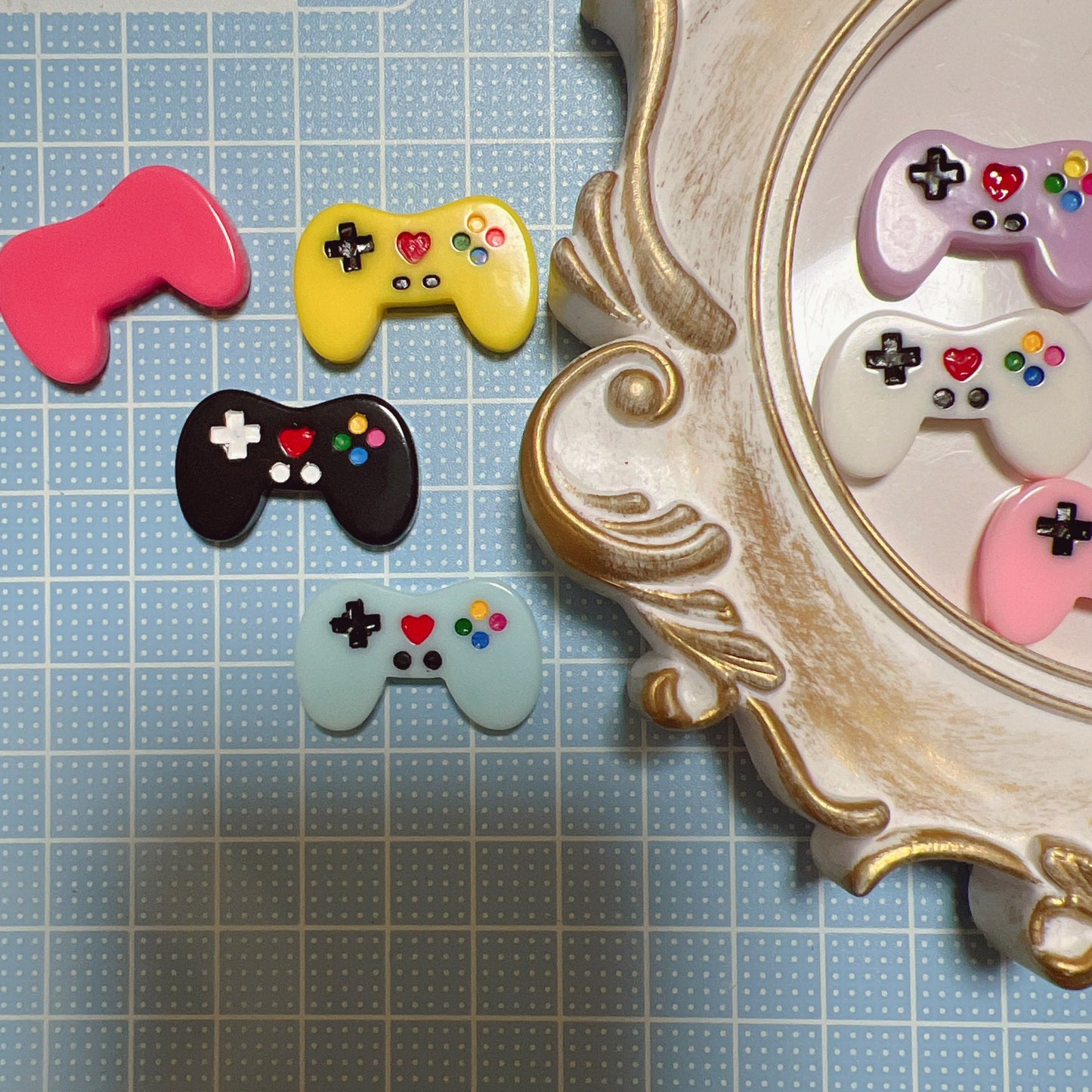 デコパーツ ゲーム コントローラー 7個セット キャンディバッグ 材料