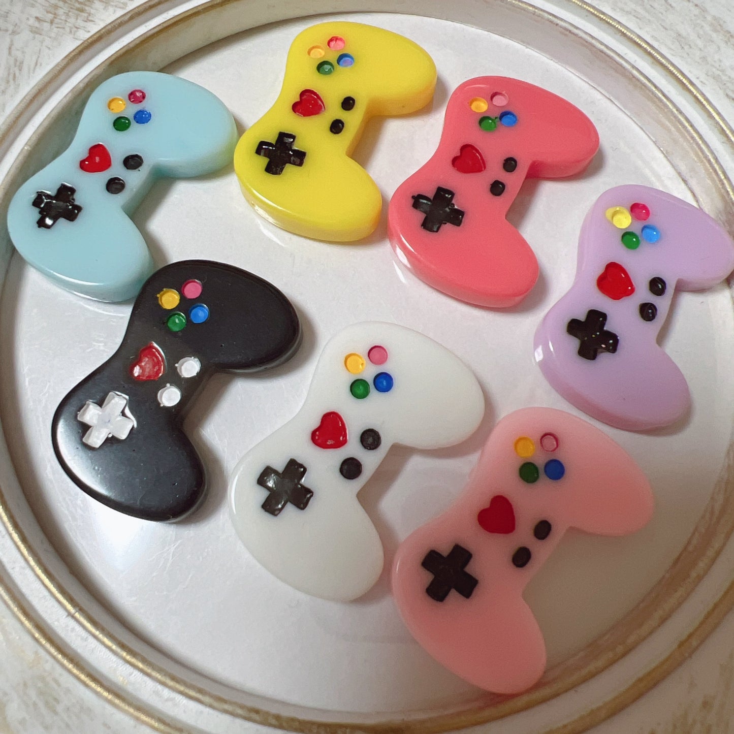 ゲーム コントローラー 7個セット デコパーツ キャンディバッグ 材料