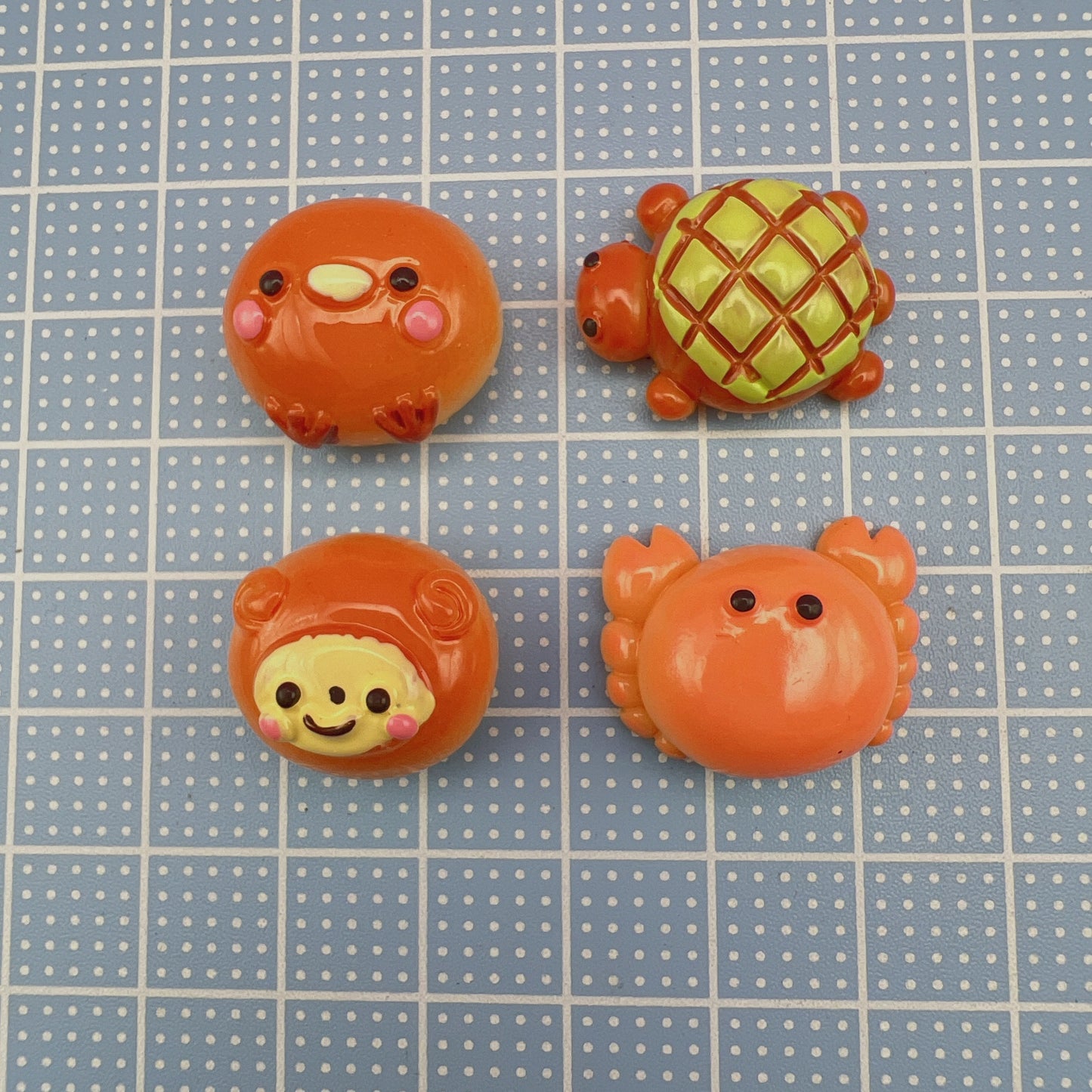 デコパーツ 動物パン 8個セット