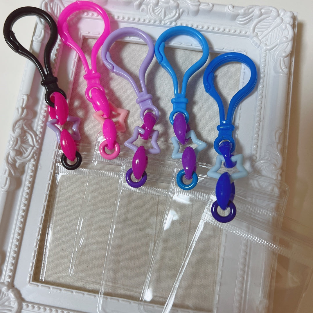 No.115B キャンディバッグ キーホルダー セット 星 ビビットカラーのコピー