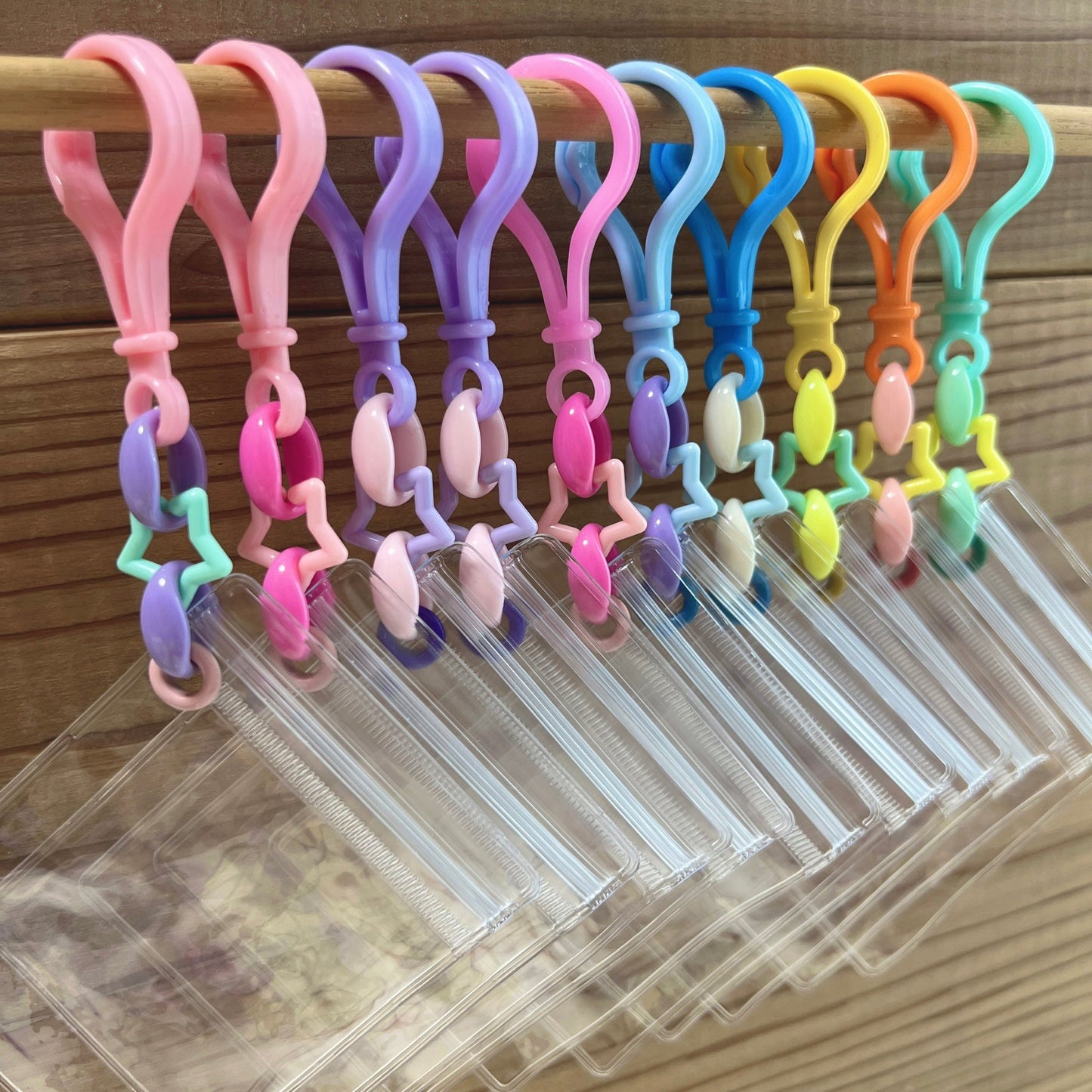 NO.183B 50個 キャンディバッグ キーホルダー 星 ゆめかわ