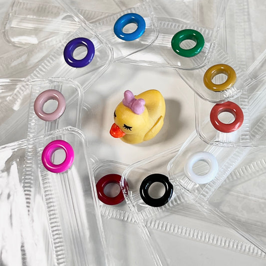 キャンディバッグ ハトメ付き 袋 8×12cm 10枚セット ビニール