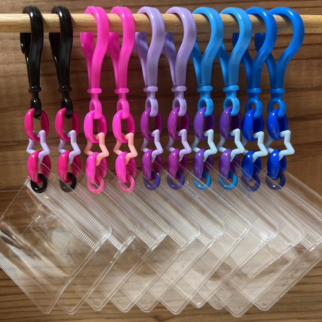 No.115A キャンディバッグ キーホルダー セット 星 ビビットカラー