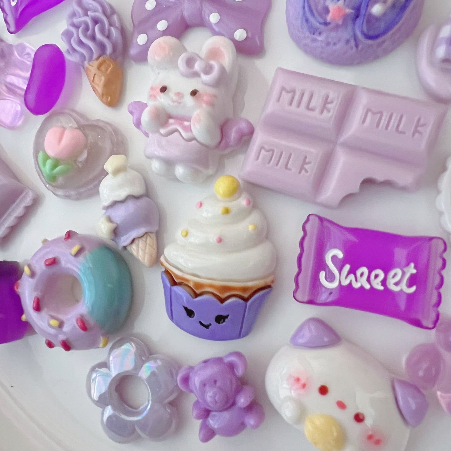 デコパーツ｜P-197 パープル