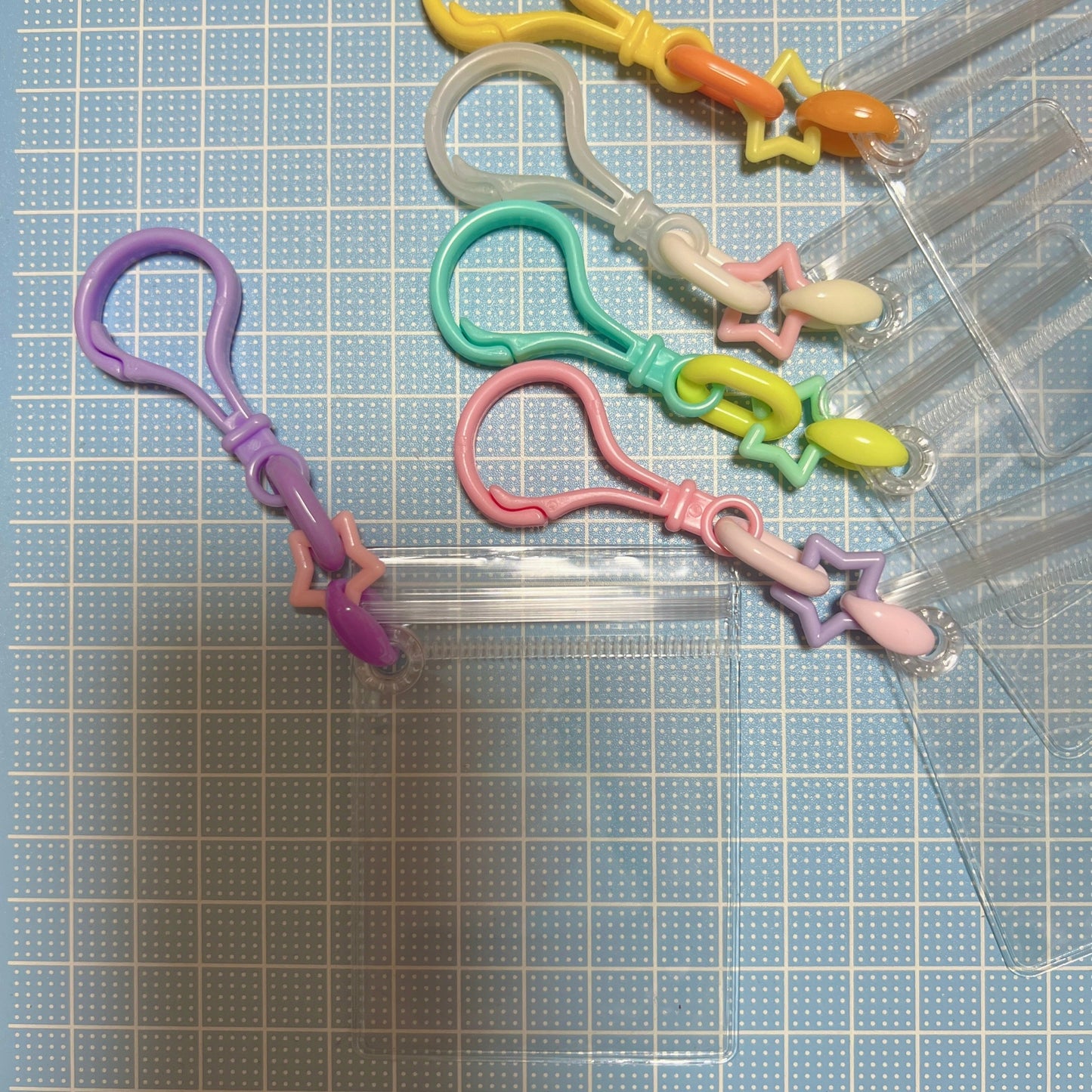 No.207 キャンディバッグ キーホルダー セット パステル 星 ゆめかわ