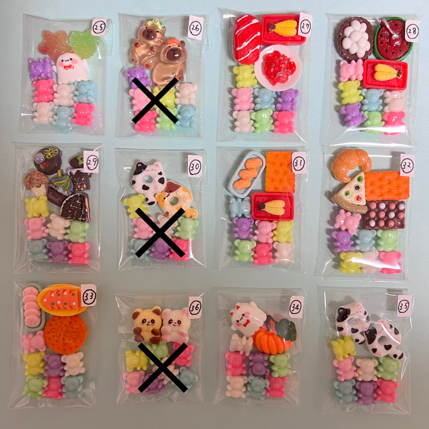 【数量限定】🎁デコパーツのプレゼント企画🎁 合計3,300円ごとに1パックプレゼント