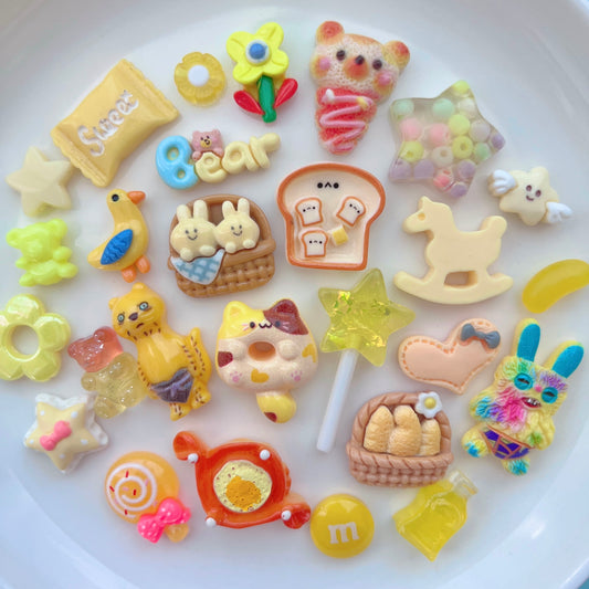 デコパーツ｜P-200 黄色