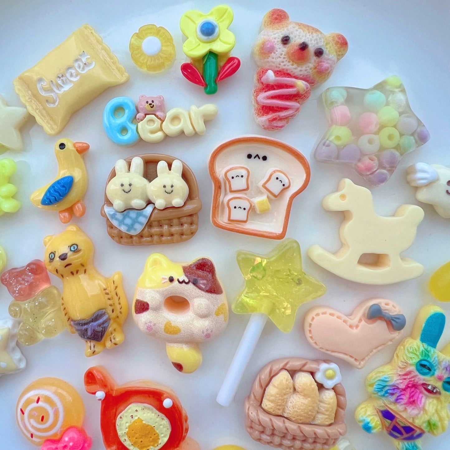 デコパーツ｜P-200 黄色