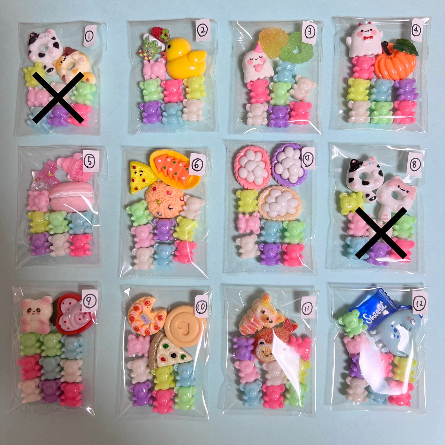 【数量限定】🎁デコパーツのプレゼント企画🎁 合計3,300円ごとに1パックプレゼント