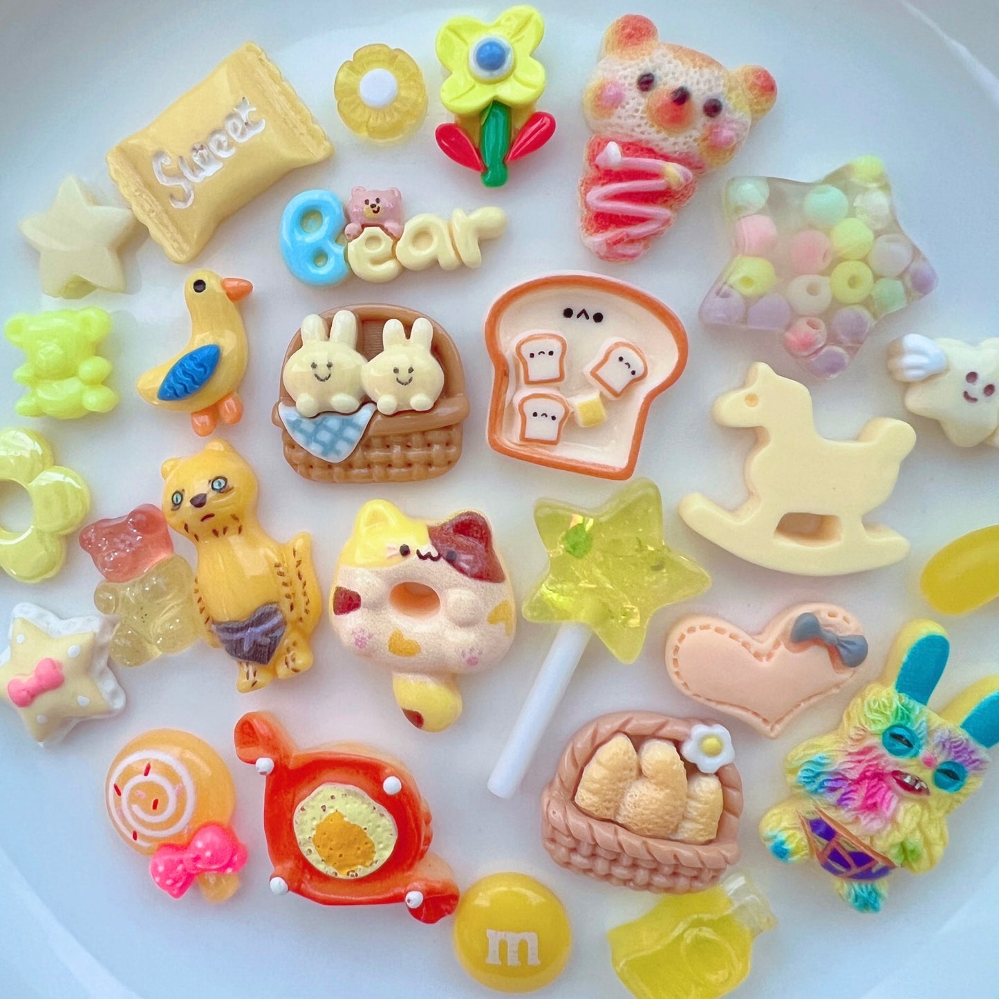 デコパーツ｜P-200 黄色