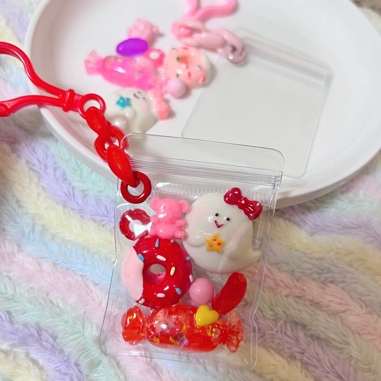 キャンディバッグキーホルダー 簡単キット(2個分) ⑤