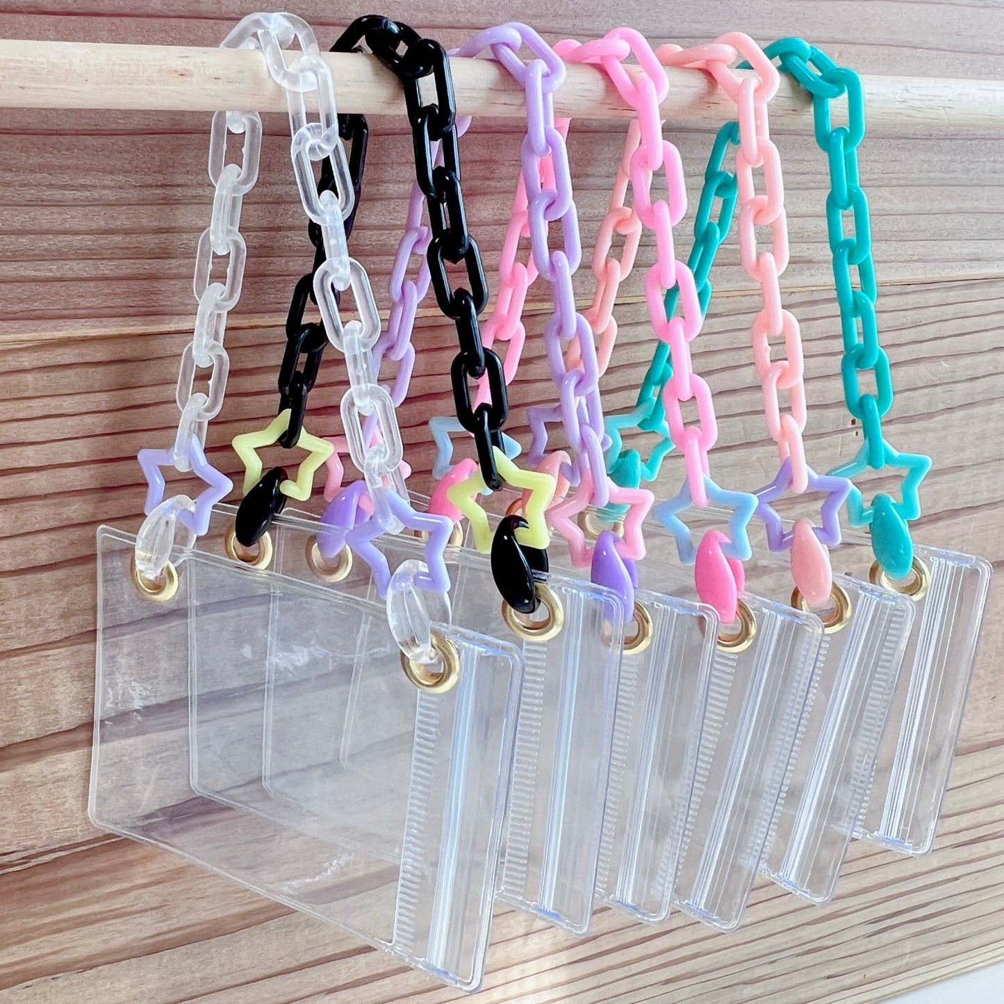 シャカシャカバッグキーホルダー  ⑭ キャンディバッグ パステルカラー ゆめかわ 星