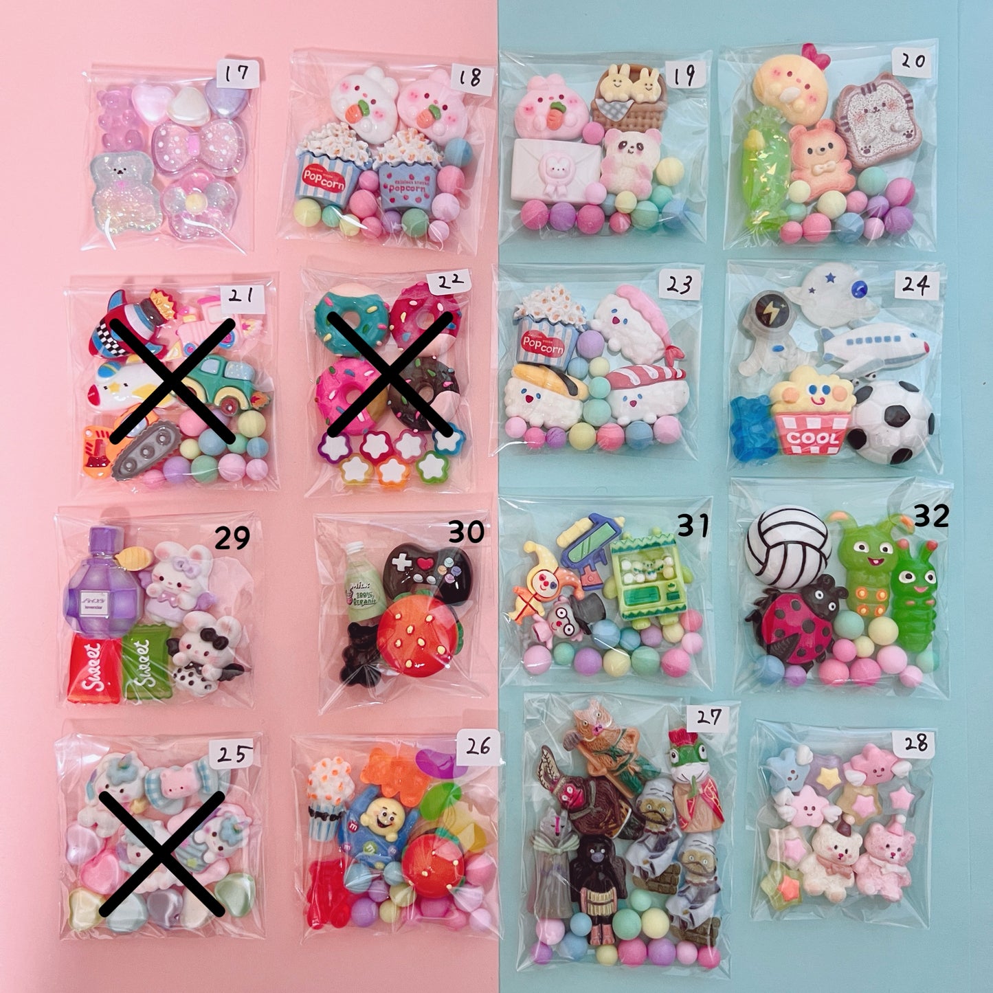 【数量限定】🎁デコパーツのプレゼント企画🎁 合計3,300円ごとに1パックプレゼント