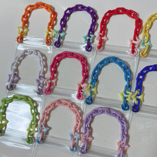 シャカシャカバッグキーホルダー ⑬ キャンディバッグ バッグタイプ ゆめかわ 星