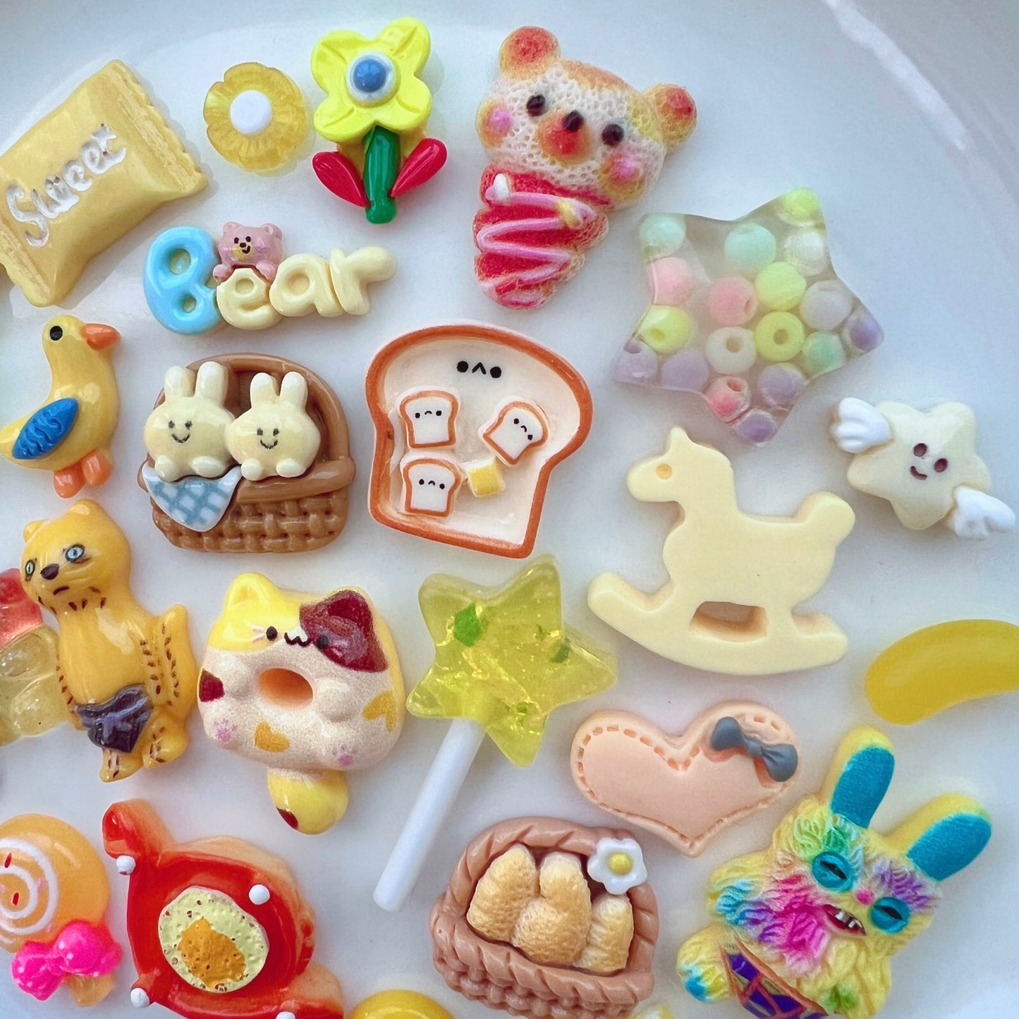 デコパーツ｜P-200 黄色