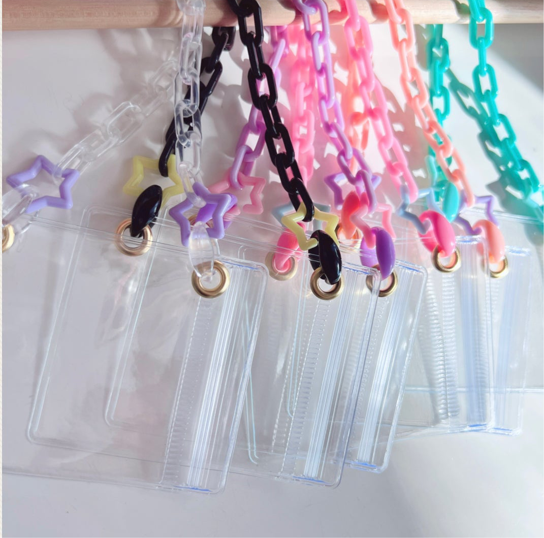 シャカシャカバッグキーホルダー  ⑭ キャンディバッグ パステルカラー ゆめかわ 星