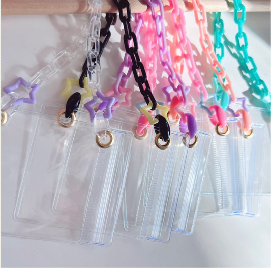 シャカシャカバッグキーホルダー  ⑭ キャンディバッグ パステルカラー ゆめかわ 星