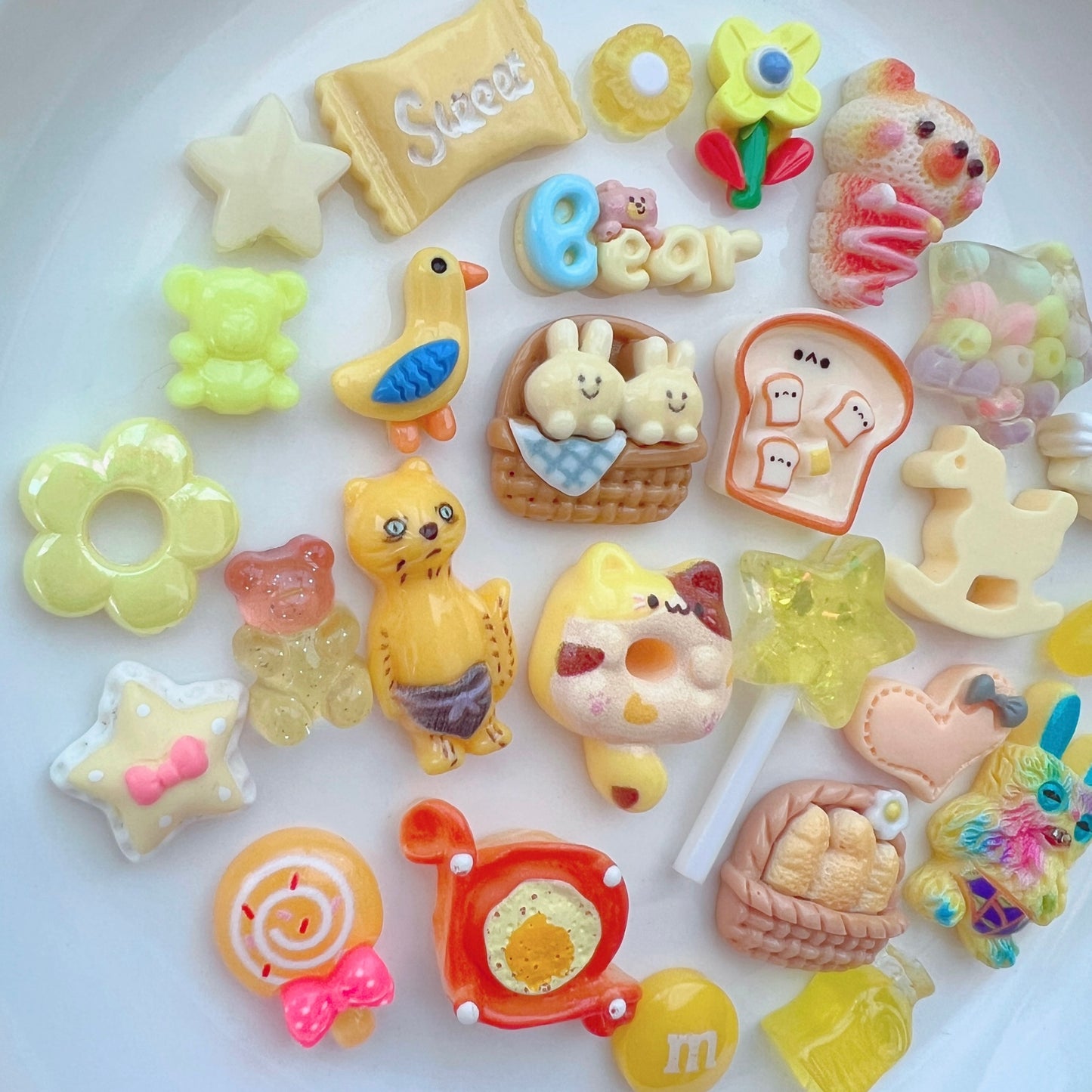 デコパーツ｜P-200 黄色