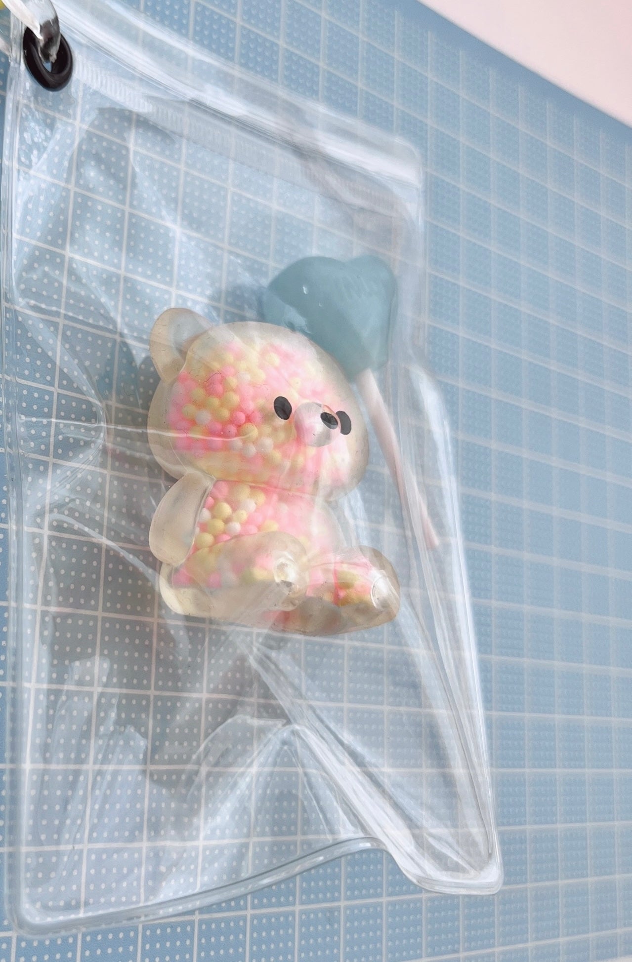 NO.213G キャンディバッグ キーホルダーセット クリアカラー 濃い色