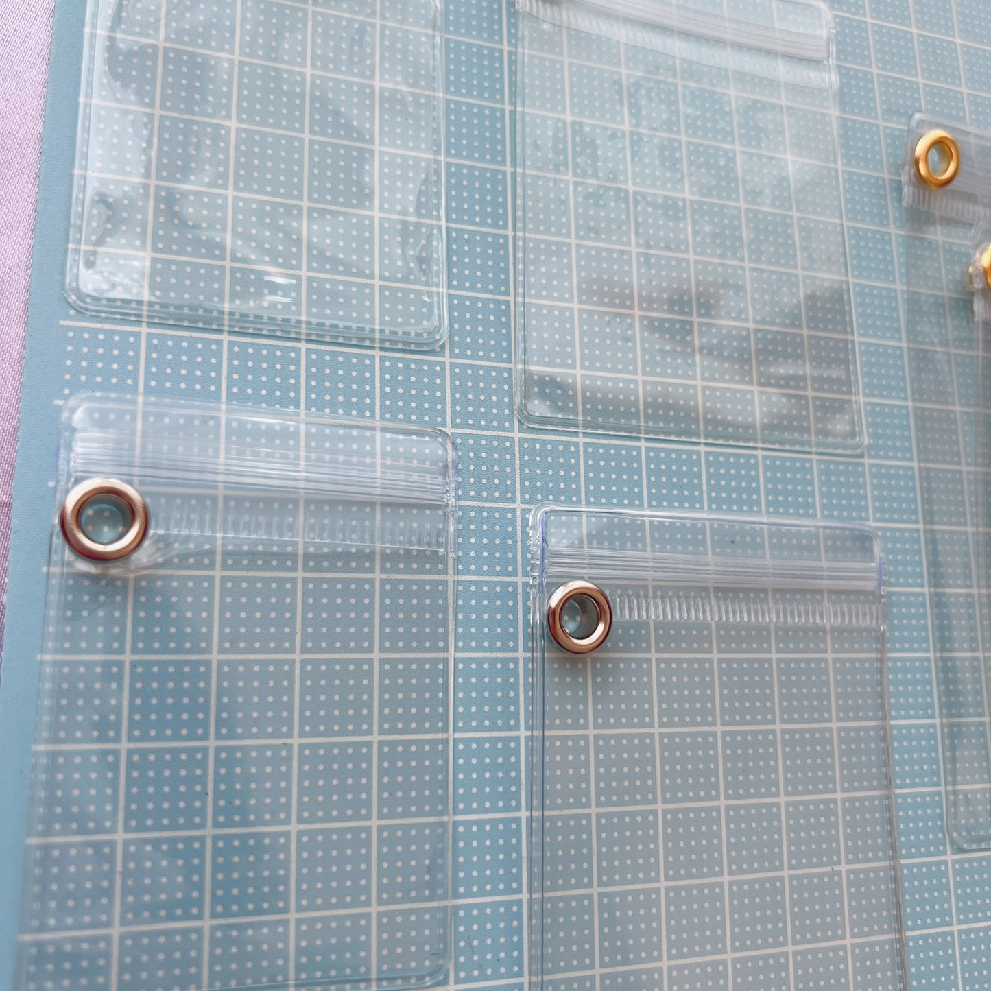 キャンディバッグ ゴールド・シルバーハトメ付き 袋  50枚セット キーホルダー 資