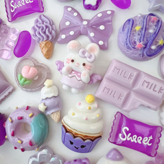 デコパーツ｜P-197 パープル