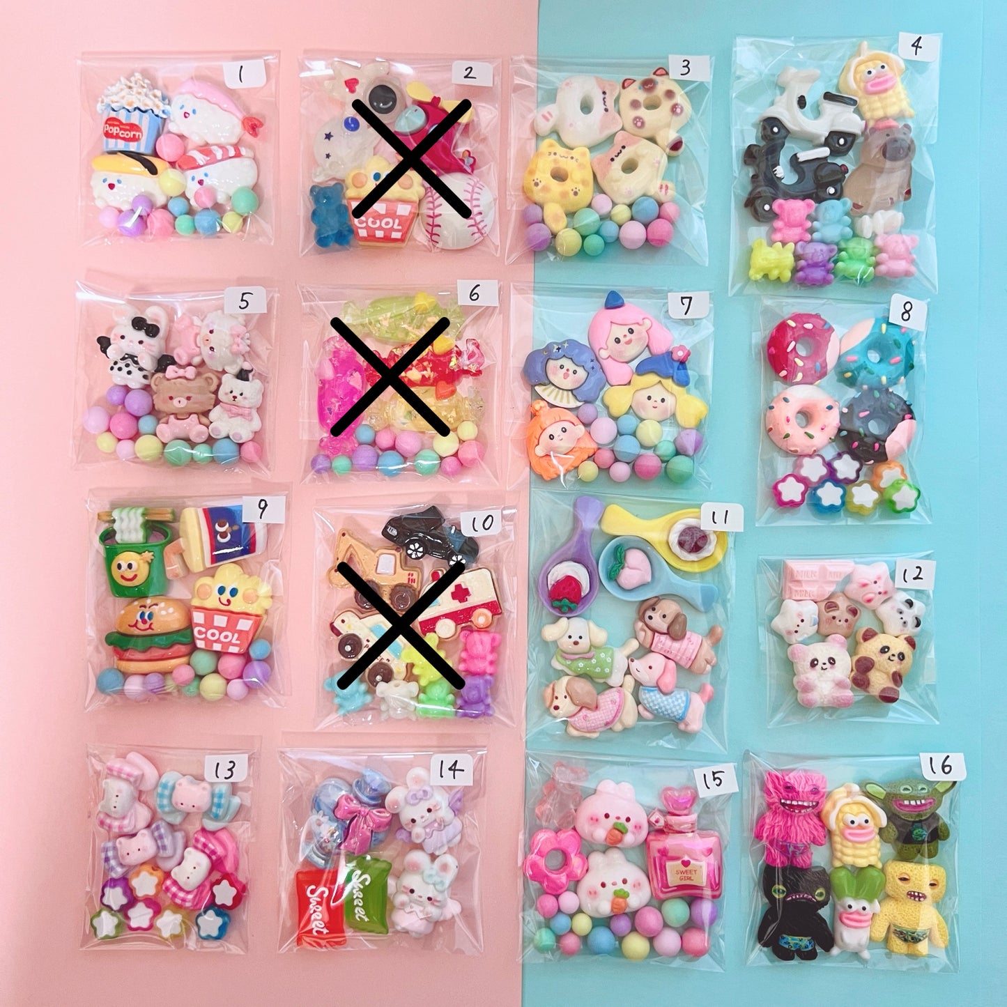 【数量限定】🎁デコパーツのプレゼント企画🎁 合計3,300円ごとに1パックプレゼント