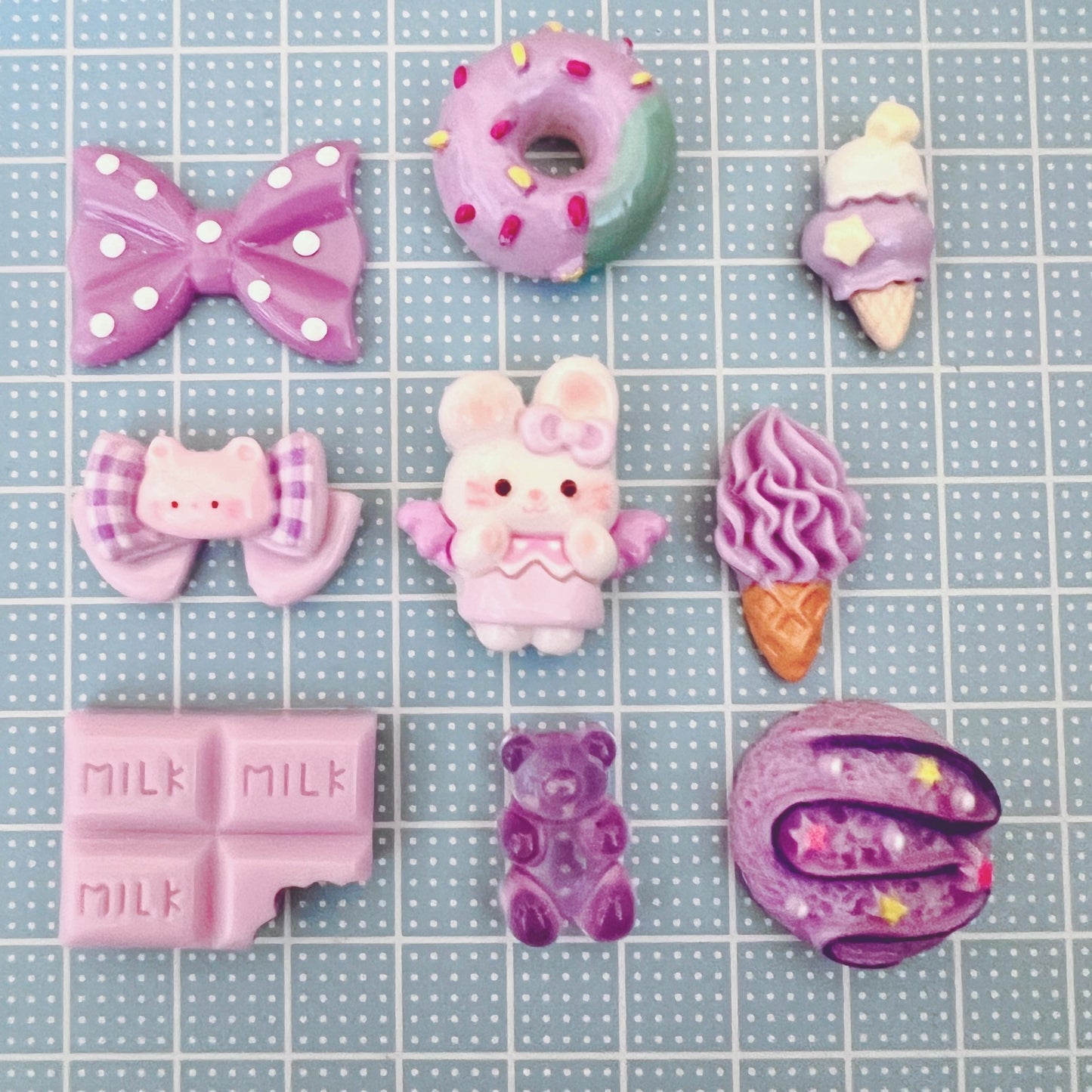 デコパーツ｜P-197 パープル